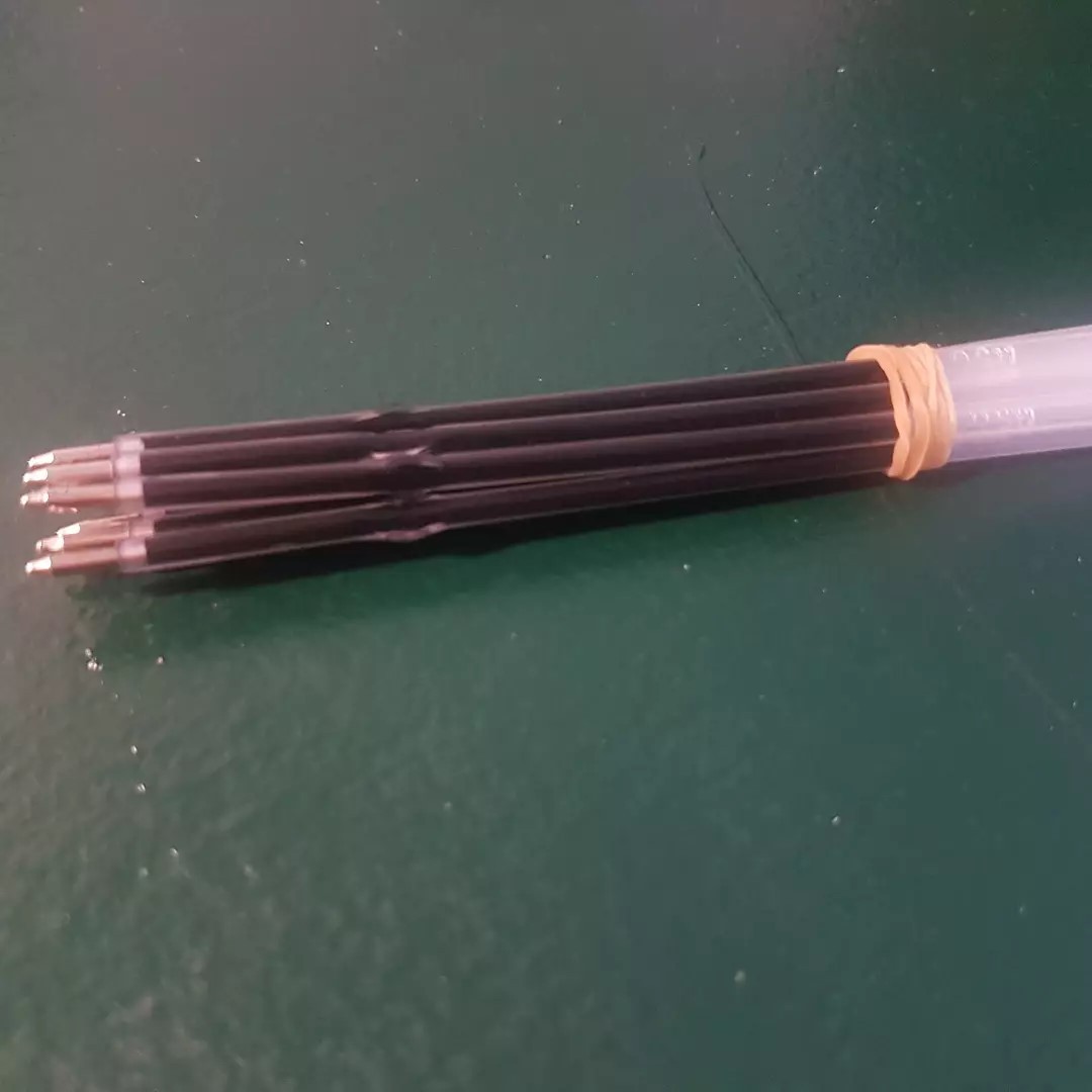 I bought ball point pen refills. Am I a maniac?
