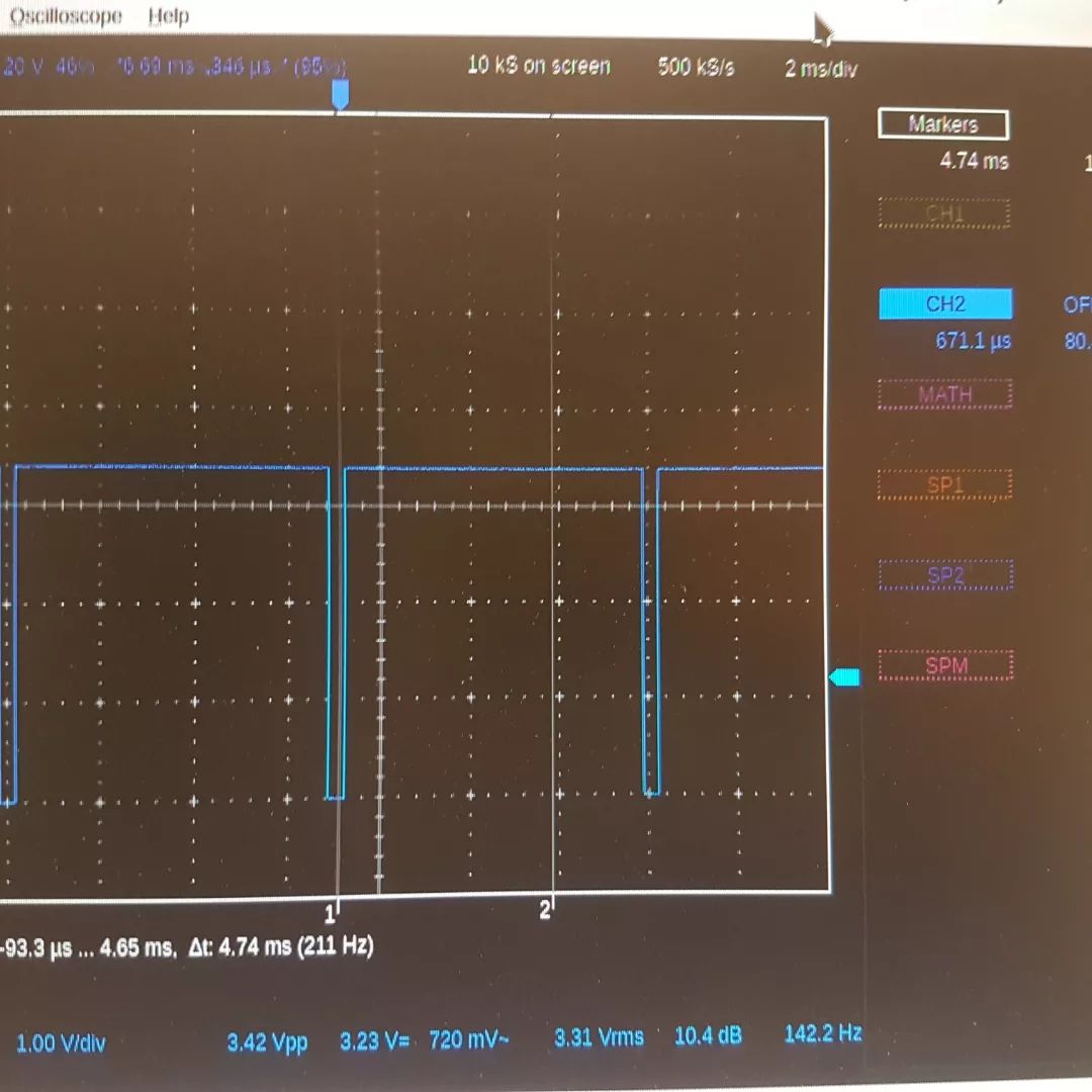 hall effect sensor tryout rig 😋
well, actually it's a hall effect switch, as you can see for fit's nice and tidy square wave output.
