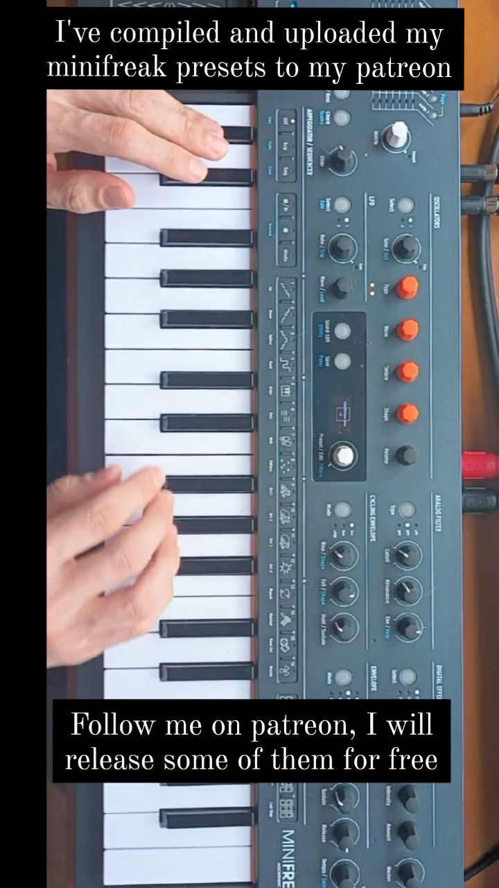 'magic' a very simple sounding keyboard that has keeps me playing for hours. 

follow me on patreon, I will give away some #minifreak presets during the next days. 

https://patreon.com/autotel

#arturia
