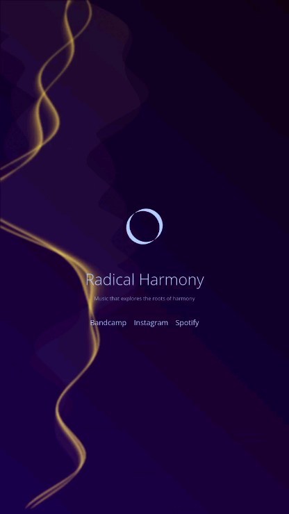 - Website is live -
https://radical-harmony.com

